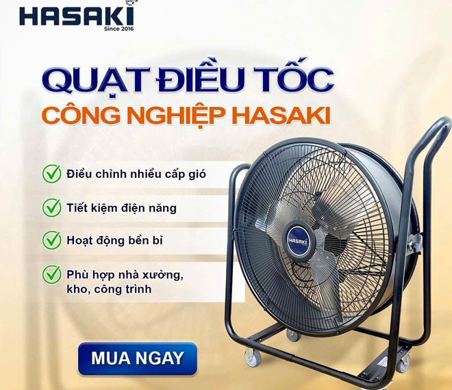 Quạt điều tốc di dộng Hasaki
